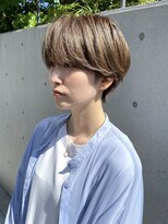 マッシュショート/丸みショート/ショートボブ