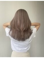 アオアクア バイ グルグル 小岩店(ao akua by GULGUL)&nbsp;姫カット ハッシュカット  王道ミルクティー☆ダブルカラー 小岩