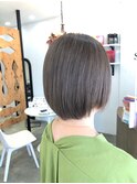 艶髪ショートボブ/アッシュグレージュ 