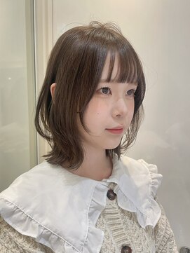 ジアン(GIEN) たっぷりレイヤーボブ×顔周りカット @吉元