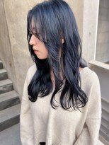 レフ(LEF)&nbsp;ブルーブラック/ダブルカラー/髪質改善/前髪レイヤー/顔周り