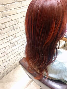 フェリア 渋谷(Feria) 【Feria 渋谷】透明感カラー×ディープレッド "Tsuyuki"