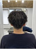 波巻きツイストスパイラルパーマ
