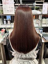 フォルテ 横浜店(FORTE) ニュアンスカラーグレーベージュレイヤーカットオリーブベージュ