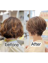 サロンドベル(Salon de Belle)&nbsp;クセを活かしたショートスタイル