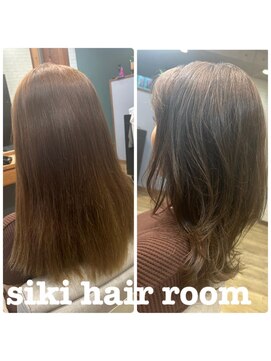 シキヘアールーム(siki hairroom) 重めレイヤースタイル