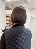 シンプルなボブ/顎ラインボブ
