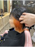 くびれ前下がりショートボブ