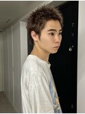 スパイキーショート ニュアンスパーマ 刈り上げないショート