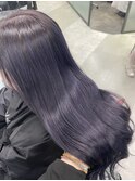 ラベンダー×小顔レイヤー×韓国風巻き×髪質改善
