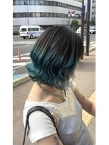 リード バイ ラグーン(LEAD by LAGOON)&nbsp;水色グラデーションカラー☆グラデーションカラー☆ケアブリーチ