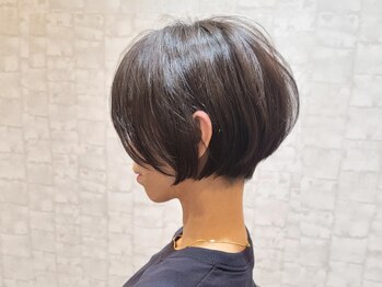 プログレス 守谷店(PROGRESS)の写真/誤魔かせないショート・ボブヘアだからこそ顔周りまでこだわり美しいフォルムに◎横顔もキレイ[守谷/取手]