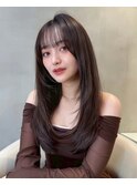 韓国ヘア/透明感/髪質改善/レイヤーカット/暗めカラー/学割/浦和
