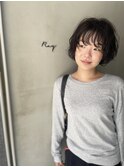 『RayKyoto』ふわっと赤み消しカラーくせ毛パーマ20代30代