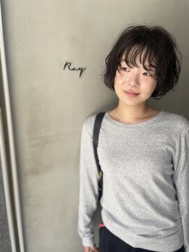 レイキョウト(Ray Kyoto) 『RayKyoto』ふわっと赤み消しカラーくせ毛パーマ20代30代