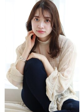 ビューティーアンドフリーハコ(Beauty&Free HACO) 抜け感シースルーバング×くびれミディ
