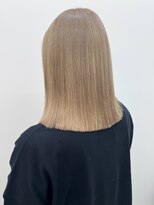 アニー 松戸(ANNI) ホワイトグレージュ/ミニウルフ/デジタルパーマ/チェリーブラウ