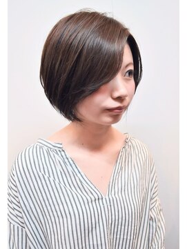 ブロック(BLOCK) 丸みショートボブ/ナチュラルショートボブ