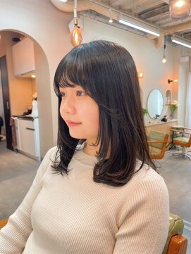 ロウバイレボ 柏(lou by revo) ミディアム/韓国風/レイヤーカット/顔回りカット/柏駅