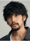 原宿ルーズパーマ波巻きツイストスパイラルパーマ大人マッシュ