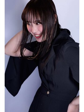 アンアタッシュ(UNE ATTACHE) Azure Veil｜トレンド透けるブルージュ×ストレート×大人可愛い