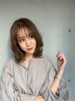 エクラート イーリス 高田馬場店(ECLART IriS)&nbsp;ふんわり毛先のブラウンミディ