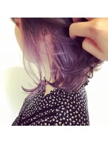 ヘアーサロン ツミキ(HAIR SALON TSUMiKi)&nbsp;インナーカラー紫