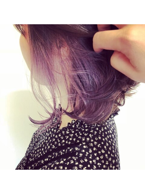 インナーカラー紫