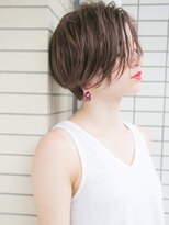 ルティア(Lutia) 似合わせカット ピンクブラウン かきあげバング☆