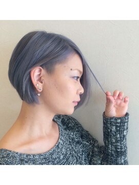 フィールエー 南吉成店(feel.a) ショートミニマムボブ/3Dカラー