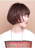 【PEEK-A-BOO】絶壁解消♪デザインカラー丸みショートボブ 箱崎