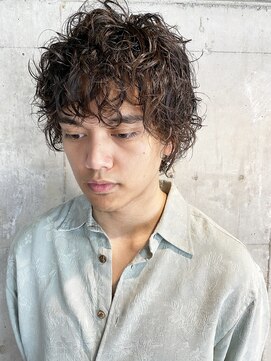 セクション(SECTION) メンズウルフパーマ/アースカラー/30代・40代・50代