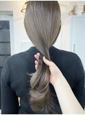 オリーブグレージュ イルミナカラー ハイライト