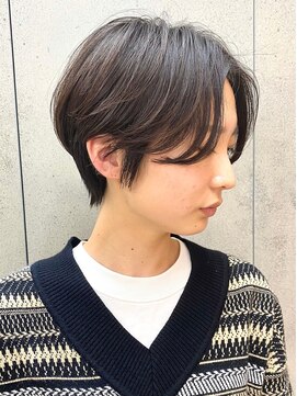 ヴェイン 渋谷(vain) 大人ガーリープリカール小顔ナチュラルショートアッシュブラウン