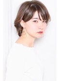 小顔愛されショート大人ガーリーチョコレート