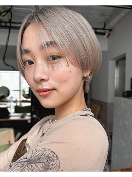 サンド 銀座(sand) 大人可愛いハイトーングレージュハンサムショート★