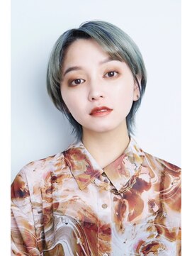 ユニックス モザイクモール港北店(UNIX) 【UNIX港北】ニュアンスショート#アクアマリン