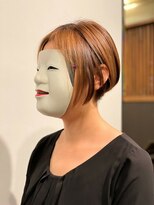 コマ(coma)&nbsp;【coma中野】オレンジハイライト刈り上げ女子_ビタミンカラー