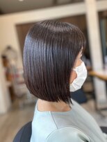 アトリエコア(Atelier Coa) ショートカット前下がりボブショートボブグレージュカラー