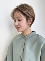 ケンジ 平塚ラスカ店(KENJE)&nbsp;ショート/ショートカット/グレージュ/平塚美容室