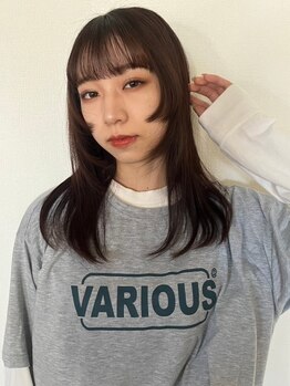 ルシュカイチマルニ(Rasca102)の写真/前髪/おくれ毛の“こんな感じがいいな”が伝わるサロン◆顔まわりスタイリング法もレクチャー◆