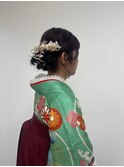 【BelleCoupes】卒業式 袴着付けヘアアレンジ