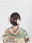 透けバング ゆるんとアップスタイル