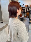 外ハネスタイル