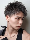 【アッパーショート】ツーブロック刈り上げ爽やかヘア