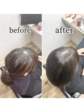 シュガー バイ エクラート 立川南口店(SUGAR by ECLART) 【髪質改善】イルミナカラー白髪ぼかし【立川】