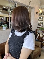 ウニレ バイ センス(unire by sense)&nbsp;【飾磨/姫路】ボブレイヤーカット/ブラウンベージュカラー