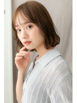 カバーヘア ブリス 大宮西口(COVER HAIR bliss)&nbsp;フェザーバングくせ毛風抜け感エアリーボブパーマY大宮20代30代