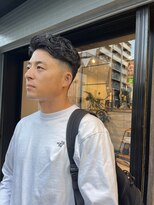 レビーヘアー(Revie hair)&nbsp;ナチュラルなフェード×パーマスタイル