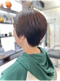 美ショート×優しい白髪染め